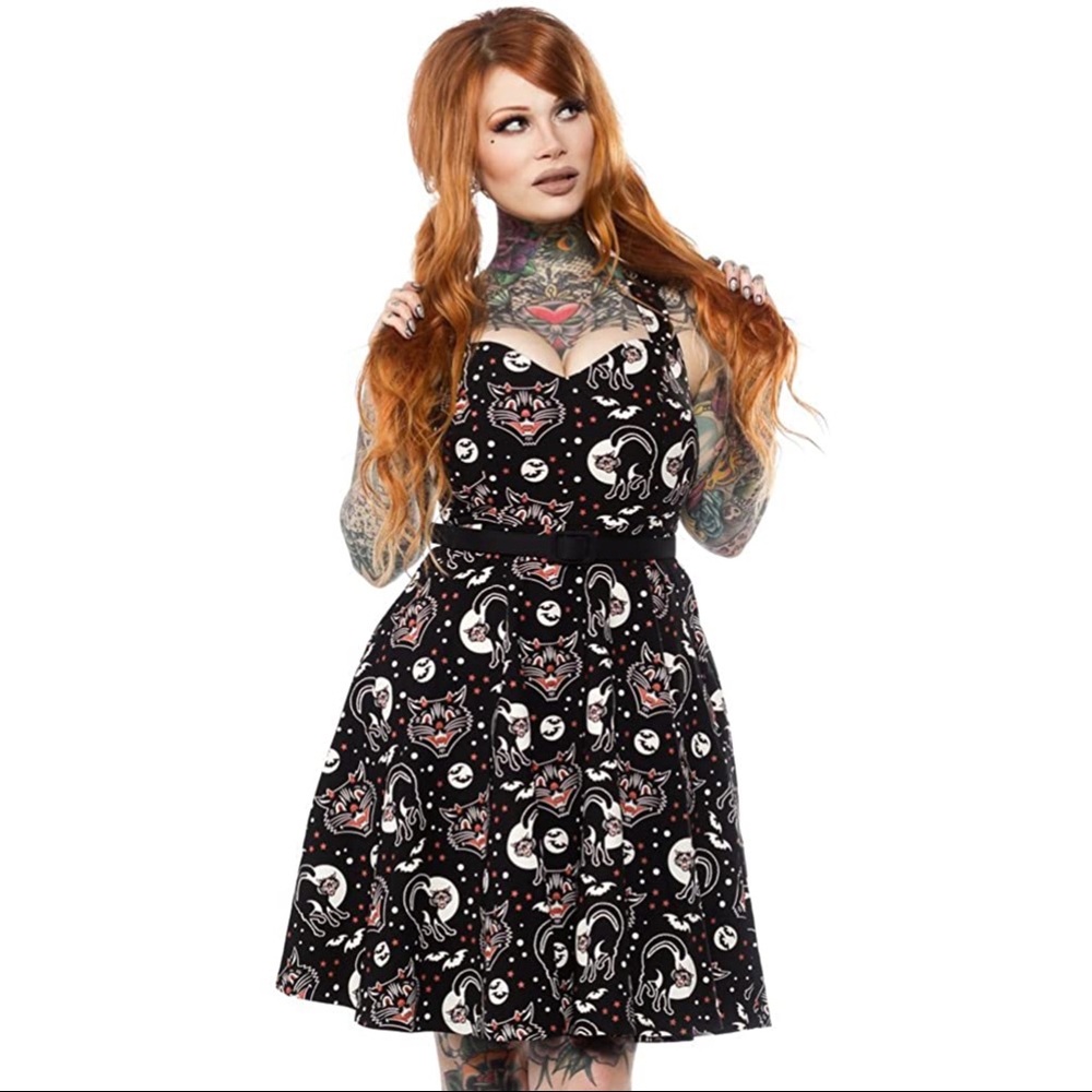 VGUC Halloween “Lucy Fur” Dress (no belt)